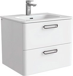 Iddis Тумба с раковиной Brick 60 белая – фотография-1